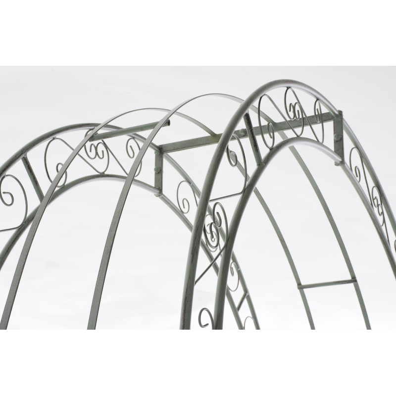 Arc en rose avec portail Sina vert antique