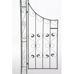 Arc en rose avec portail Sina vert antique