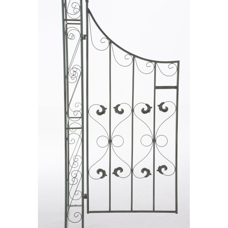 Arc en rose avec portail Sina vert antique