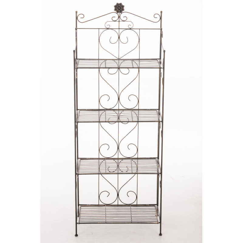 Estantería Plegable Decorativa Lenja Bronce