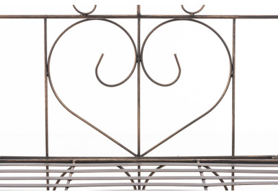 Estantería Plegable Decorativa Lenja Bronce