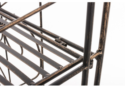 Scaffale in Ferro Lenja Rustico bronzo