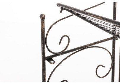 Estantería Plegable Decorativa Lenja Bronce