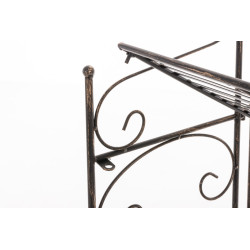 Estantería Plegable Decorativa Lenja Bronce