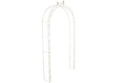 Anna arche de roses crème antique