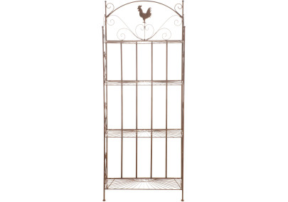 Étagère autoportante Mia marron antique