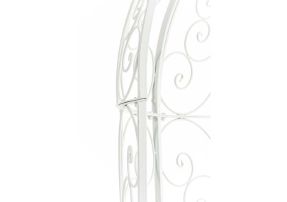 Pavillon Rosie avec banc blanc