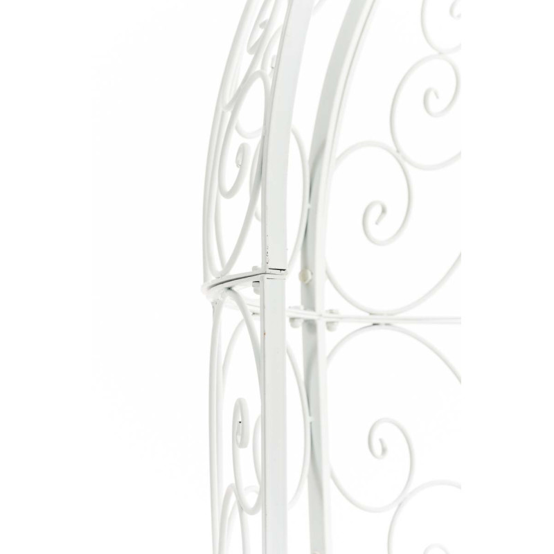 Pavillon Rosie avec banc blanc