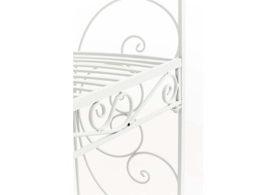 Pavillon Rosie avec banc blanc