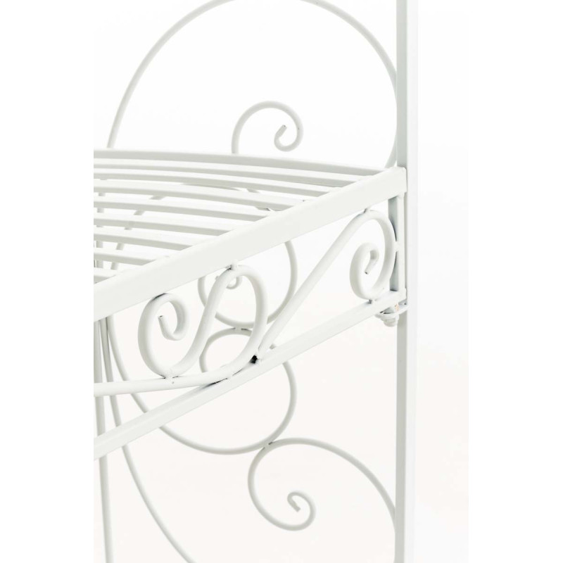 Pavillon Rosie avec banc blanc