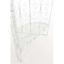 Padiglione da Giardino con Panca ROSIE bianco antico