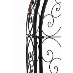 Padiglione da Giardino con Panca ROSIE bronzo