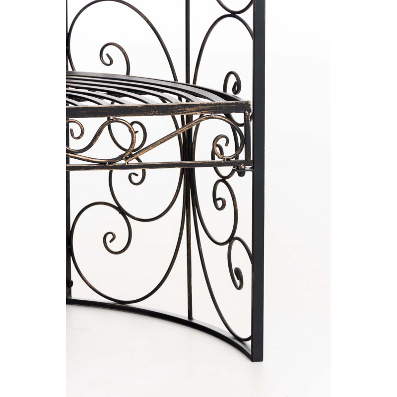 Padiglione da Giardino con Panca ROSIE bronzo