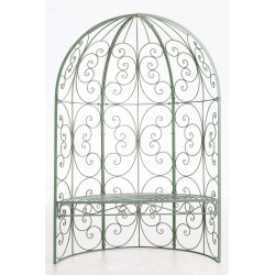 Padiglione da Giardino con Panca ROSIE verde antico