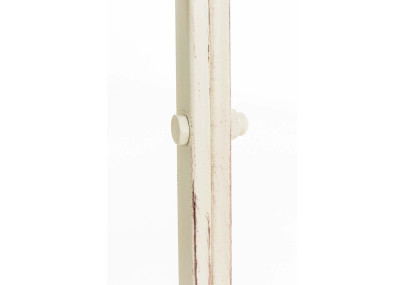 Pavillon Rosie semi-enterr? avec banc ancien couleur cr?me