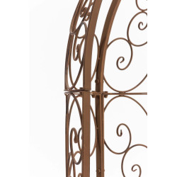 Padiglione da Giardino con Panca ROSIE antico marrone