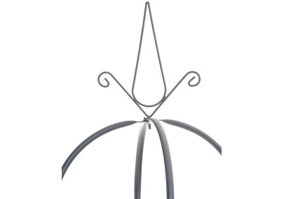 Supporto Piante Rampicanti Colonna Romantika nero,Set di 2