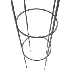 Ensemble de 2 colonnes roses Romantika V2 noires