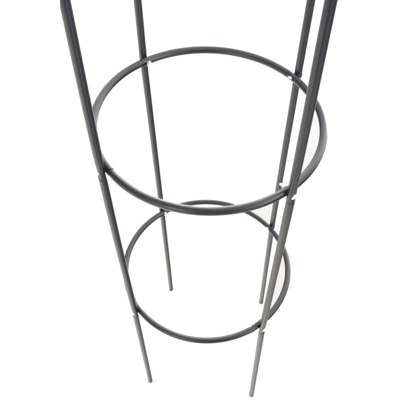 Supporto Piante Rampicanti Colonna Romantika nero,Set di 2