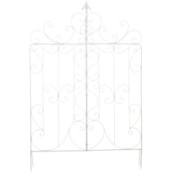 Treillis de Mandevilla blanche