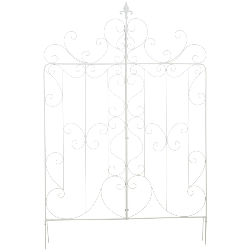 Treillis de Mandevilla blanche