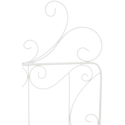 Treillis de Mandevilla blanche