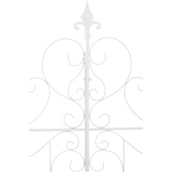 Treillis de Mandevilla blanche