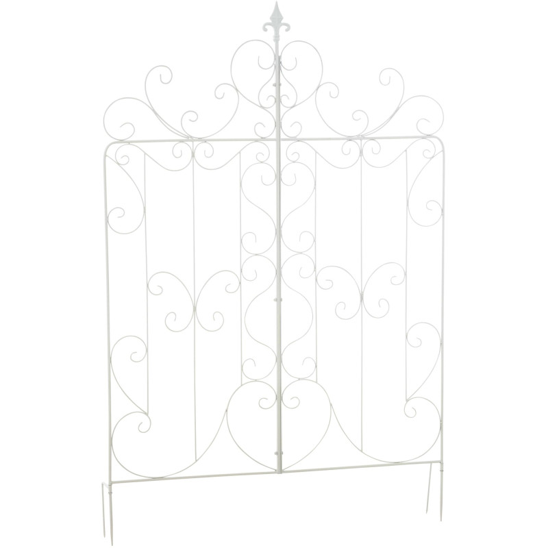 Treillis de Mandevilla blanche