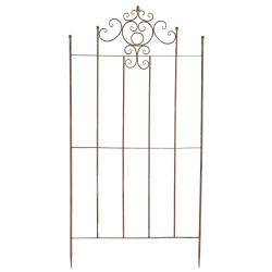 Set di 2 tralicci Paula 170 x 86 cm antico marrone