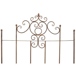 Set di 2 tralicci Paula 170 x 86 cm antico marrone