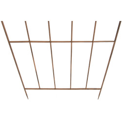 Set di 2 tralicci Paula 170 x 86 cm antico marrone