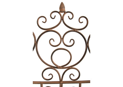 Ensemble de 2 treillis Paula marron antique