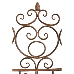 Set di 2 tralicci Paula 170 x 86 cm antico marrone