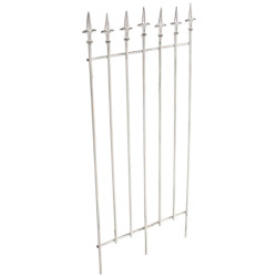 Ensemble de 2 treillis Elisa blanc antique