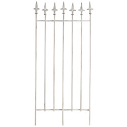 Ensemble de 2 treillis Elisa blanc antique