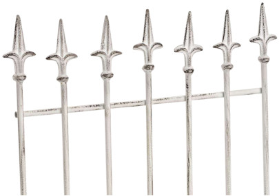 Ensemble de 2 treillis Elisa blanc antique