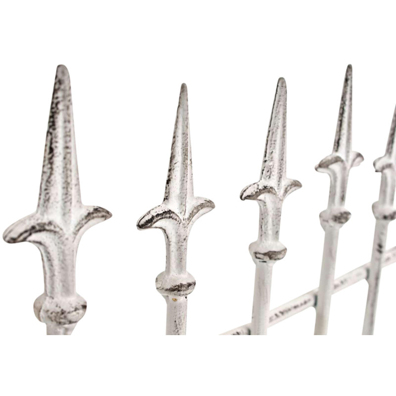 Ensemble de 2 treillis Elisa blanc antique