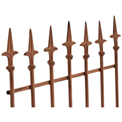 Ensemble de 2 treillis Elisa marron antique