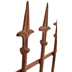 Ensemble de 2 treillis Elisa marron antique