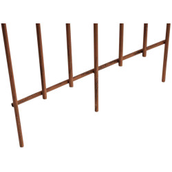 Ensemble de 2 treillis Elisa marron antique