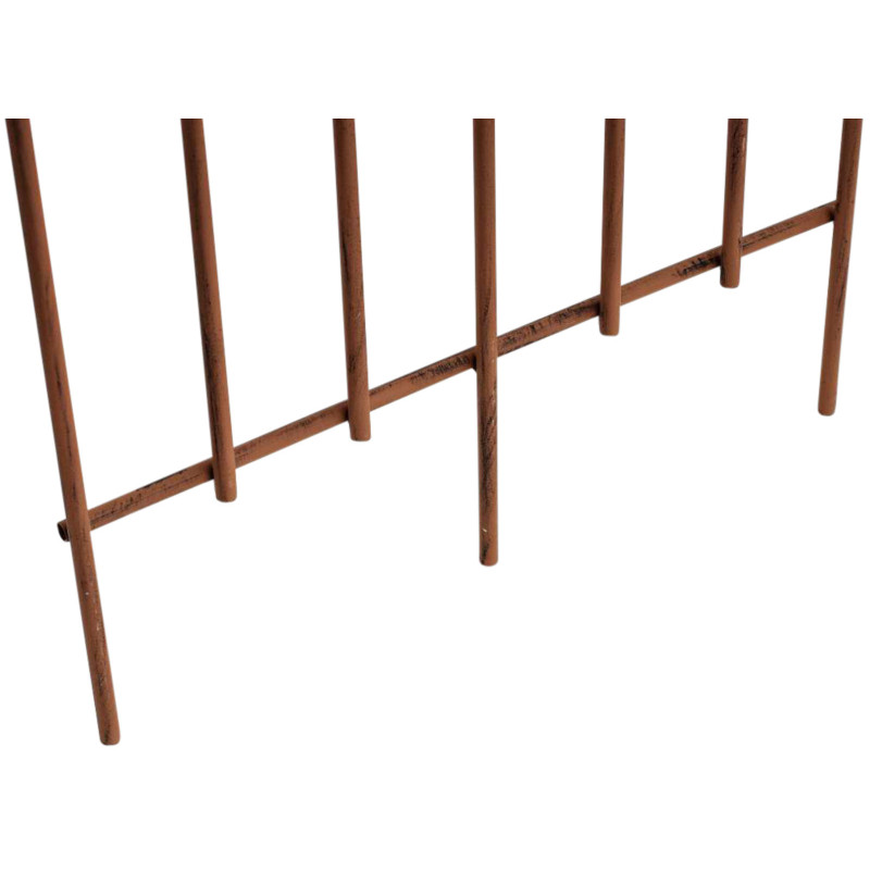 Set de 2 rejas para jardín Elisa Marrón antiguo