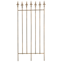 Set de 2 rejas para jardín Elisa Bronce