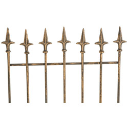 Ensemble de 2 treillis Elisa bronze