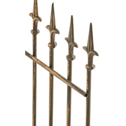 Set de 2 rejas para jardín Elisa Bronce