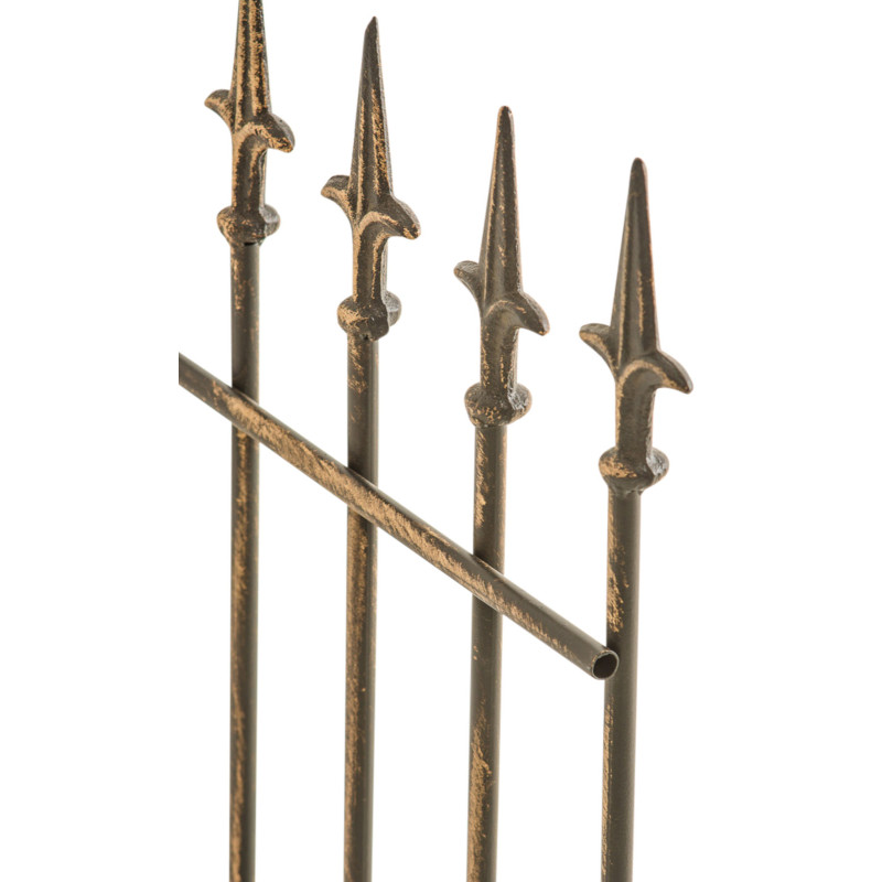 Set de 2 rejas para jardín Elisa Bronce