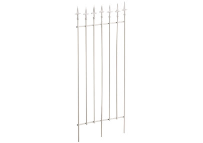 Set de 2 rejas para jardín Elisa Blanco