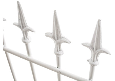 Set de 2 rejas para jardín Elisa Blanco