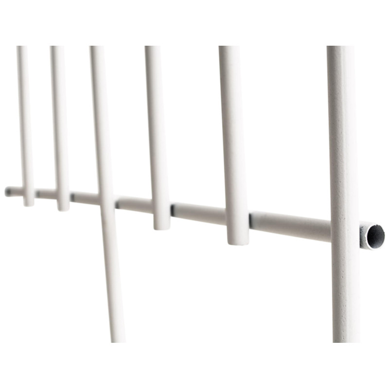 Set de 2 rejas para jardín Elisa Blanco