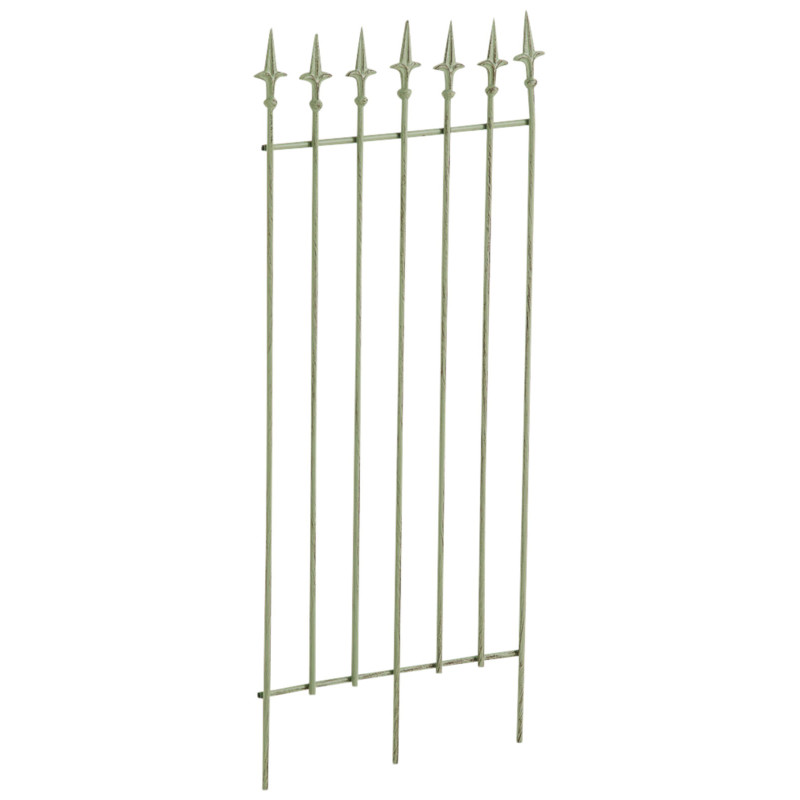 Set di 2 tralicci Elisa 100 x 50 cm verde antico