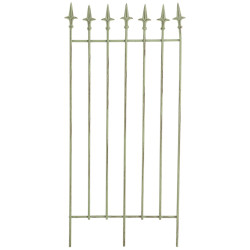 Set di 2 tralicci Elisa 100 x 50 cm verde antico